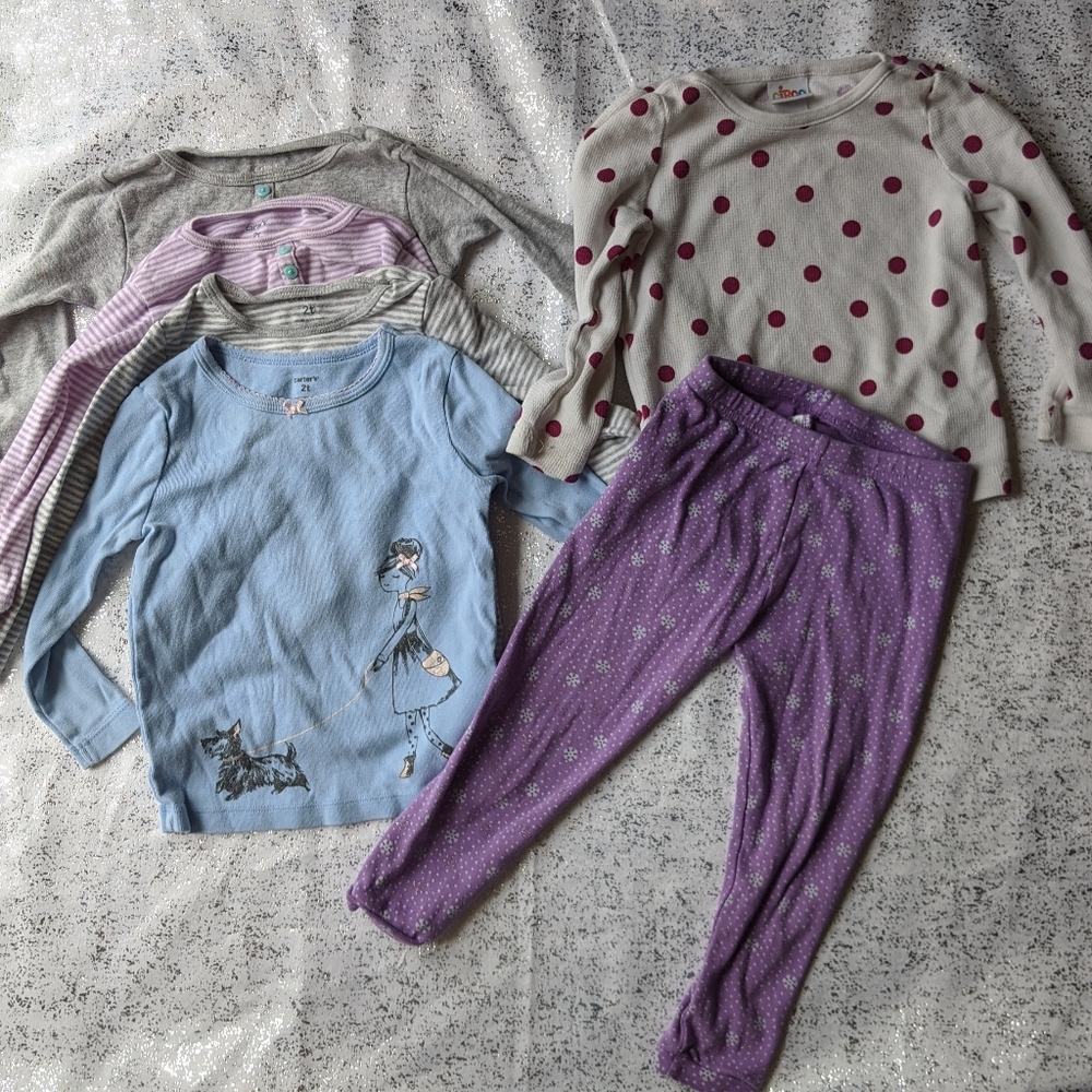 Pajama tops + 1 bottoms